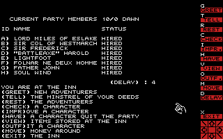 Wizard's Crown screenshot 3 for Atari ST